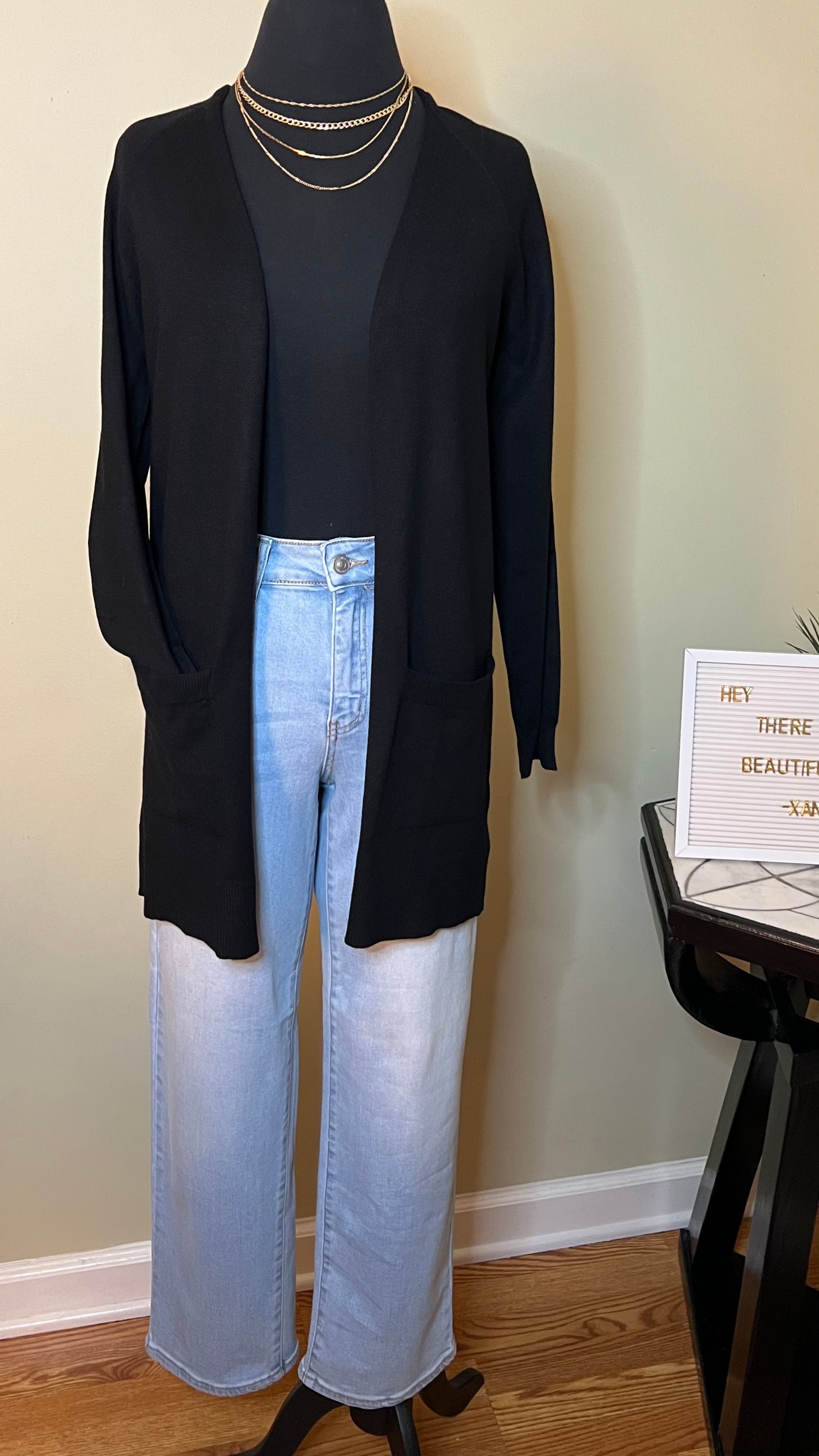 Lillian Cardigan - Black (S-L)