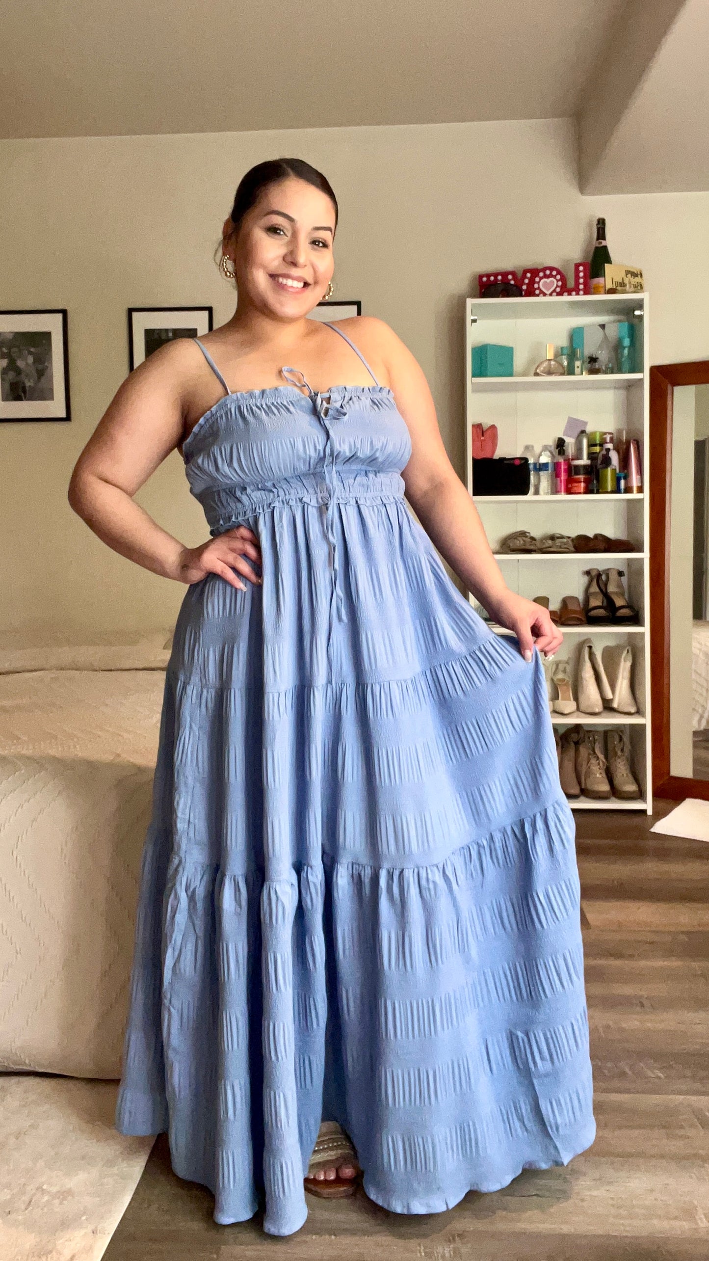 Charlotte Maxi Dress - Blue