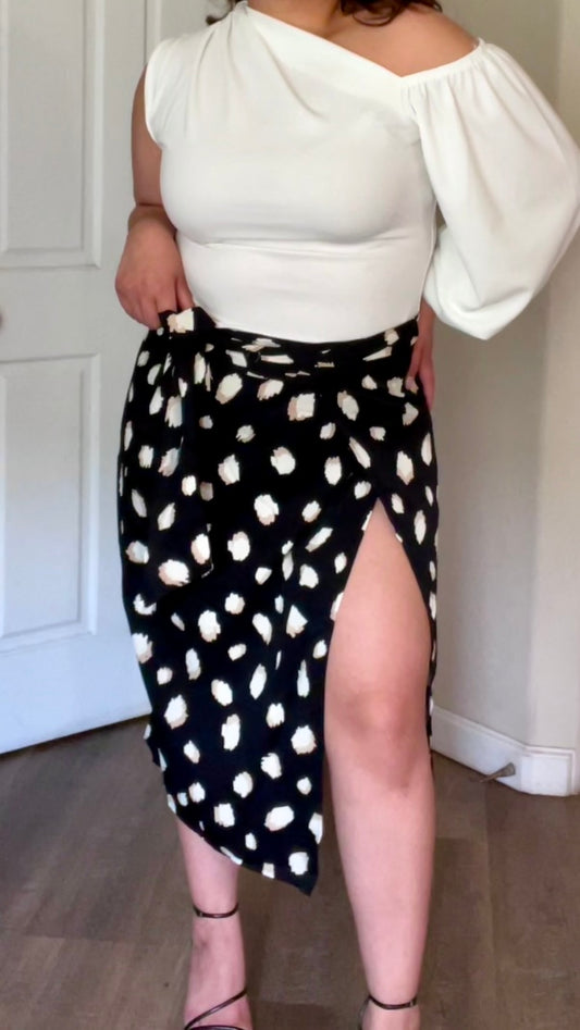 Brynn Wrap Skirt - Black