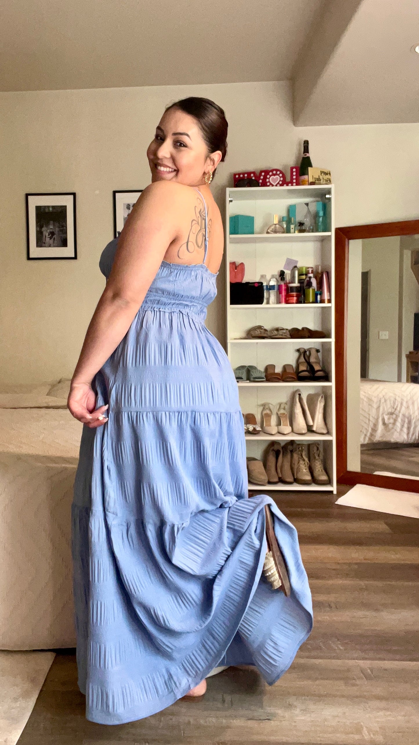 Charlotte Maxi Dress - Blue