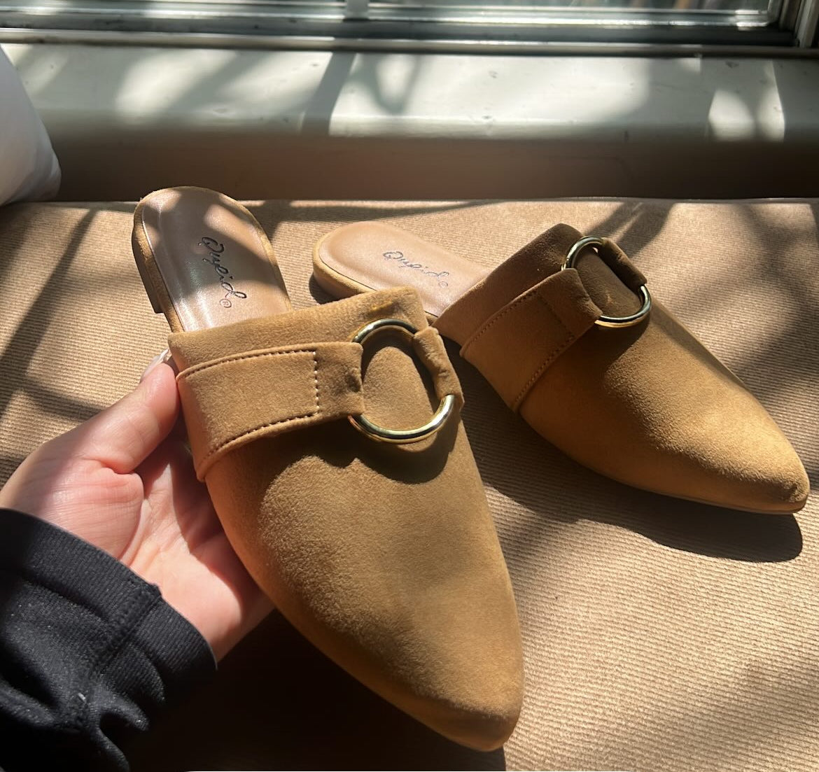 LUNA MULES - CAMEL