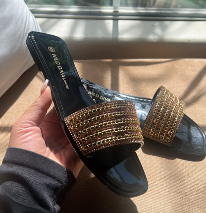 VICTORIA SANDALS - BLACK