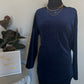 MILA TOP - NAVY (PLUS)