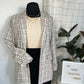 CHLOE BLAZER - HEATHER GREY PLAID