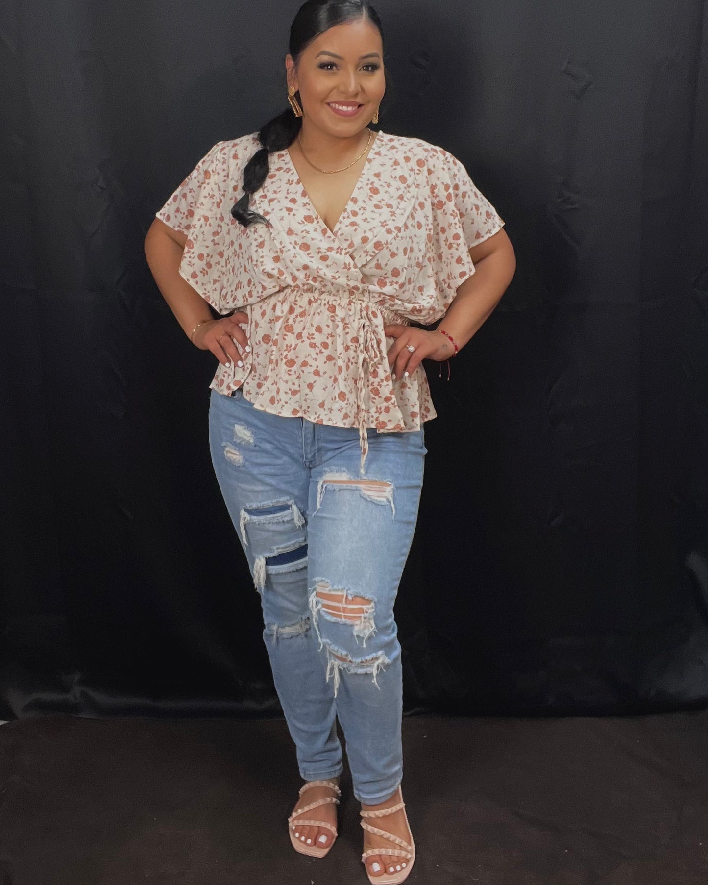 MARISSA TOP - MAUVE (PLUS)