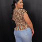 PRISCILLA TOP - BROWN (PLUS)